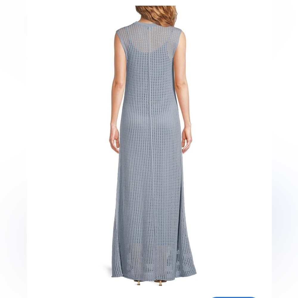 Le AL.X Crochet knit sleeveless  Maxi Dress - Picture 2 of 10